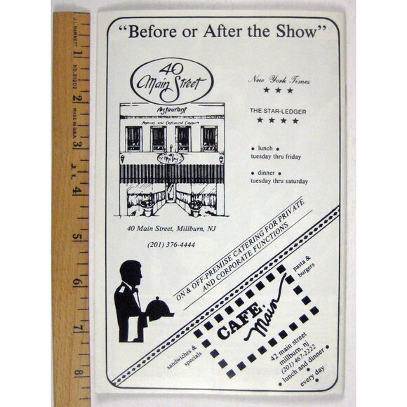 Chorus Line Paper Mill Playhouse 1991 Program Michael Bennett - Picture 6 of 6